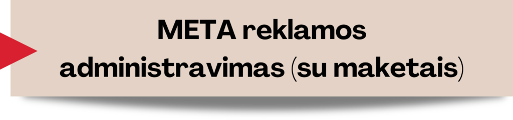 meta reklamos administravimas, vizualu maketai