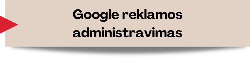 google reklamos administravimas